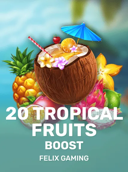 20 Tropical Fruits Boost game tile